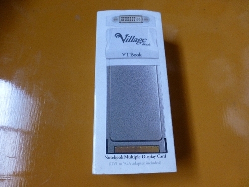 VTBOOK　一枚で2画面出力できるPCカードです