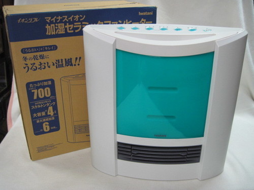 Iwatani イワタニ マイナスイオン 加湿セラミックファンヒーター ICH-ESW3
