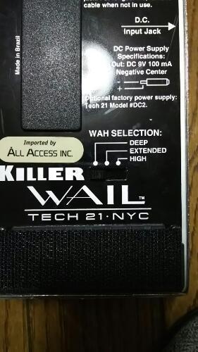 ＴＥＣＨ21 killer wail エフェクター ワウ 8000円 - エフェクター、PA機器