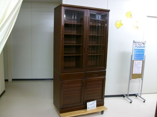 ガラス扉本棚（2812-11）