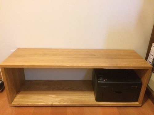 無印良品 無垢材テーブルベンチ・オーク 120x37.5x44cm(2014年購入）