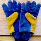 アメリカ製の頑丈な耐熱・耐火革製グローブ手袋＊新品