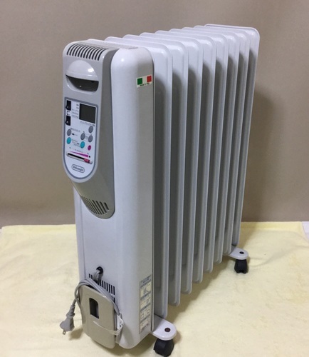 ＜良品＞デロンギ＊W390912SD オイルヒーター 1200W 3～8畳 9枚フィン