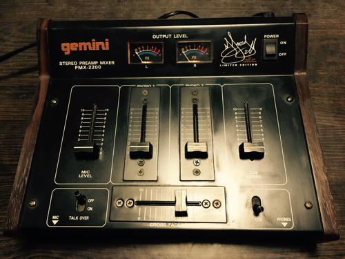 DJミキサー GEMINI pmx-2200 vintage