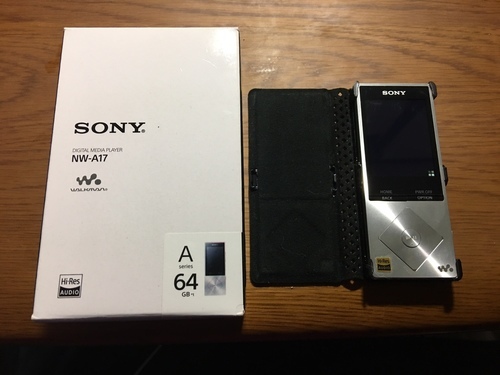 SONY ハイレゾ・ウォークマン NW-A17 B (64GB) + 128GB SDカード