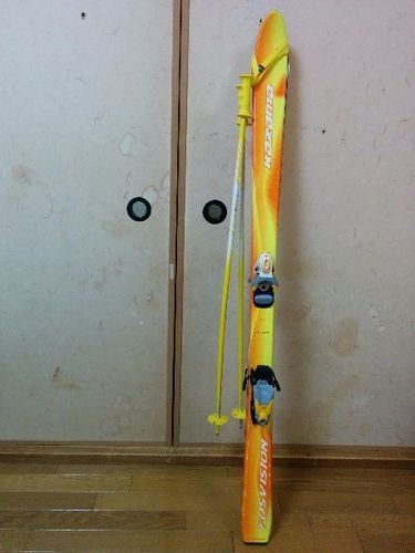 子供用 Kazama スキー板セット 収納ケース固形wax付き チルチル 土山のスキーの中古あげます 譲ります ジモティーで不用品の処分