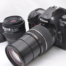 ★★★完売★★★　便利バッグ付き●美麗●Nikon ニコン D100 Wレンズ★安心保証 #105