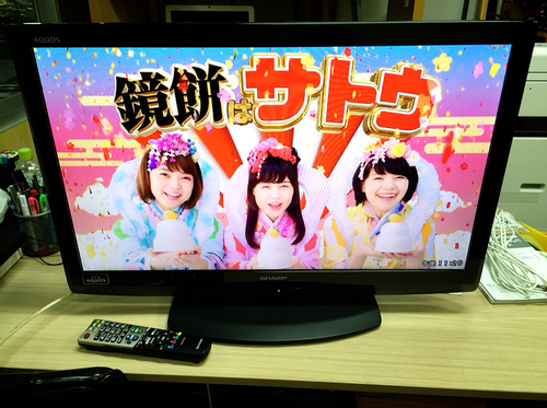 【取引完了】2011年 32型液晶TV AQUOS 板橋