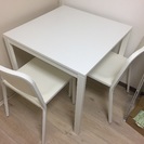 [無料] Ikea ダイニングテーブルセット 2人用 melltrop