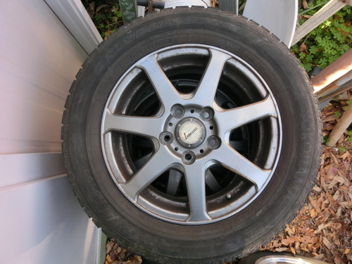 中古４本アルミ付き　195/65R15 2013年 ステップワゴン・ノア等