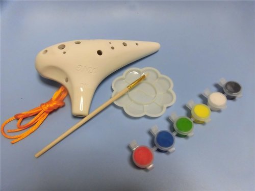 TNG 天使 手絵 DIY オカリナ 12穴 アルト C調 AC Ocarina 吹奏 管 楽器 台湾製 …