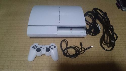 PS3 本体  白 中古 セット