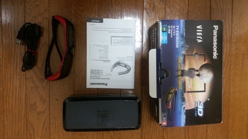 パナソニック VIERA 3Dグラス　TY-EW3DS2W