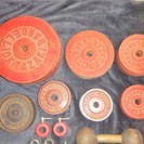 ☆	NE JAPAN & TAZAKI & ROSANJIN & NIPPYO JAPAN バーベルセット 241.75kg◆ジム代も浮いて自宅でトレーニング