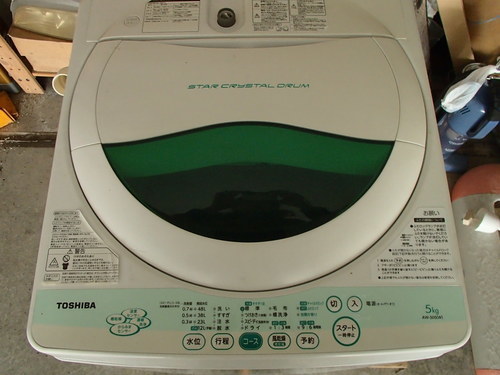 美品！TOSHIBA洗濯機５kg　（AW-505）