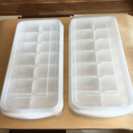 蓋つき製氷皿 二つセット