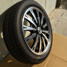 ＃N BOX カスタム純正　新車外しのアルミ＋BSタイヤ 165/55R15