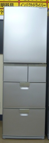 シャープ 冷蔵庫 SJ-KE42R 2009年 415L  中古