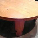 洋風丸テーブル(ちゃぶ台、座卓) 