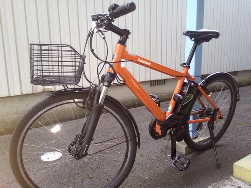 【売ります】 電動アシスト自転車 Panasonic ハリヤ 2014年モデル BE-ENH544A-K オレンジ