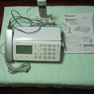 シャープ　UX-DCL 電話正常　ＦＡＸ紙送り故障　子機1台