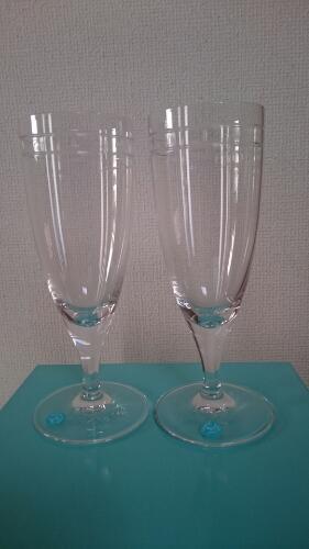 【未使用】Tiffany\u0026Co. ペアワイングラス