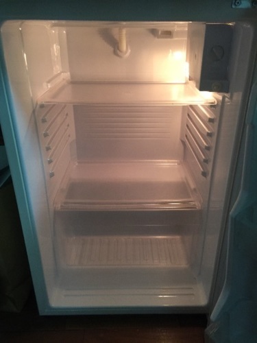 冷蔵庫2ドア無印製品、電子レンジ、トースター