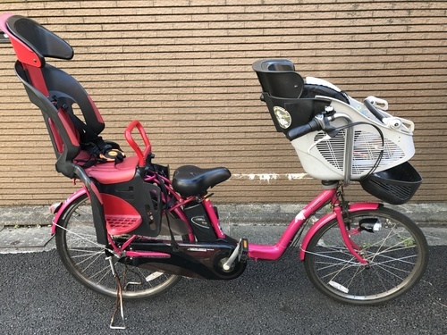 在庫処分】 【中古】電動アシスト自転車 パナソニック ギュット ピンク