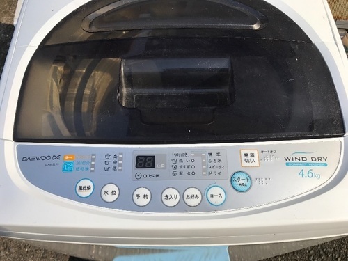2014年 全自動洗濯機 4.6Kg 訳ありの為格安＊月内のみ更に1,000円引