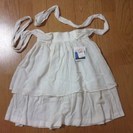M/フリーサイズ 白い薄手のスカート未使用 3800円の品+おま...