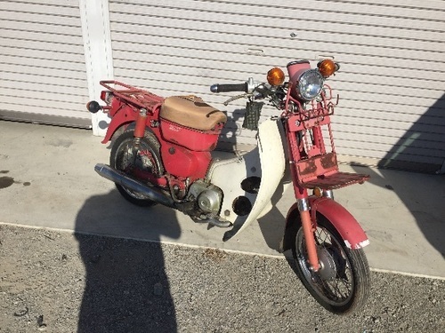 MD70型郵政カブ☆書付き初爆あり☆部品取りorレストアベース