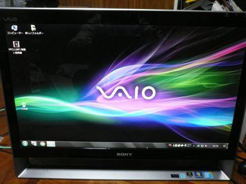 ＳＯＮＹ　地デジ24インチ液晶一体型PC　core2duo　新SSHD 1TB 6G