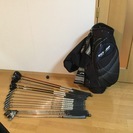 ゴルフバッグとクラブ一式 (右利き用)