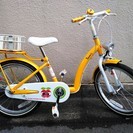 子供用自転車　１８インチ　「VESPA KIDS」 イエロー