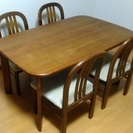 ダイニングテーブル＆椅子セット（マルニ製）