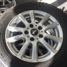 205/65/R15 中古スタッドレスアルミ４本セット 使用１ヶ月