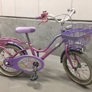 幼児用自転車/16インチ/ジュエルペット/ヘルメット付き