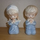 ♡　可愛い　お祈り　♡ 　陶器人形