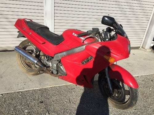 ZZR250☆書無し不動☆鍵あり部品取り車