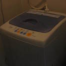 全自動洗濯機　縦型　TOSHIBA　からみま洗　グレーパープル
