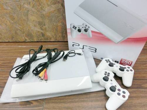 SONY PS3 PlayStation3 250GB CECH-4000B 白 コントローラー2つ（Y）