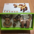 木のおもちゃMY zoo  COW＆FRENDS