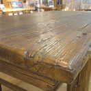 中国製中古家具　無垢板ダイニングテーブル