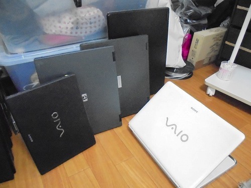 お買得/激安 ジャンク品 ノートパソコン　Ｃ2Ｄ から　VAIO2台ありで、この価格！