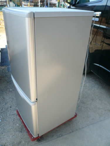 ナショナル National 2ドア冷凍冷蔵庫 NR-B140W 08年