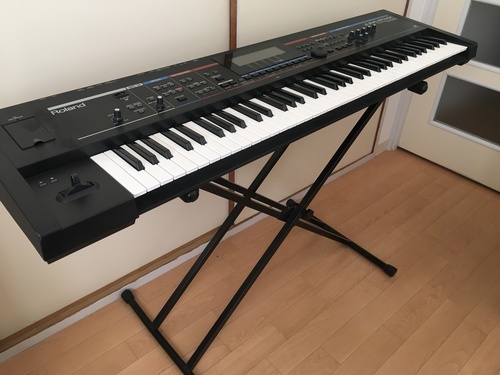 【美品】Roland JUNO-STAGE(76鍵シンセサイザ)※PEDAL、スタンド付き