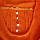 未使用❗二点セット　鮮やかなオレンジの薄手セーター&PINKのデ...