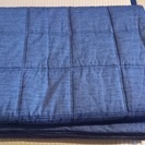 お取引中 無印良品 綿デニムキルティングラグ ネイビーこたつ下敷兼用 ２０５ ２４５ｃｍ こうた 大森台のカーペット マット ラグ の中古あげます 譲ります ジモティーで不用品の処分