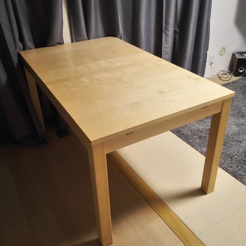 IKEA BJURSTA イケア ビュースタ 伸長式ダイニングテーブル（中古）