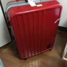 【取り引き確定しました】大きなスーツケース(赤)